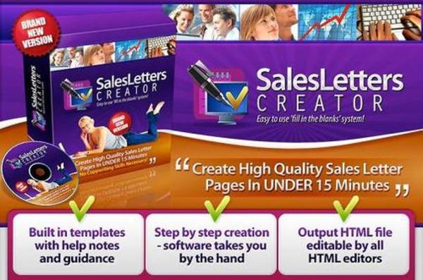 Product picture The Sales Letter Creator Ultimate Software